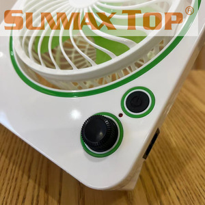 Ventilador de Escritorio LED Recargable con Control de Velocidad Gradual, Silencioso y con Alto Flujo de Aire - Product Image 1
