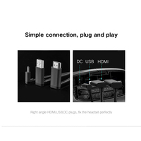 3Glasses VR-Verbindungskabel VR-Spielkabel HDMI USB 3,5mm DC 4K 60Hz 5m VR-Kabel für HTC VIVE