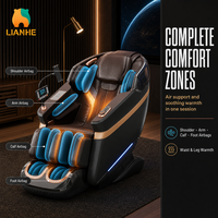Fauteuil de massage électrique à gravité zéro LIANHE, couleur personnalisée, fauteuil de massage professionnel, massage complet du corps