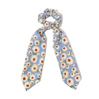 Cravate élastique à imprimé floral Bandanas personnalisés Chouchous à cheveux personnalisés imprimés pour femmes Accessoires de bricolage