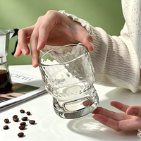 Tasse à café en verre créative résistante à la chaleur, 300 ml