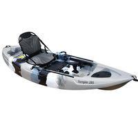Fabricant de canoës et de kayaks en moulage par rotation NEOKUDO, kayak en LLDPE à assise surélevée, siège en aluminium haute résistance, kayak de pêche individuel