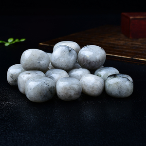 Chất lượng cao đá quý tự nhiên trắng <span class=keywords><strong>Moonstone</strong></span> pha lê sụt giảm đá để chữa bệnh - Product Image 2