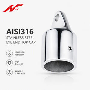 Embout d'extrémité à œillets en acier inoxydable AISI316 de marque HF pour bateaux, yachts et navires - Product Image 2
