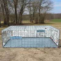 Cage anti-évasion en métal massif pour pigeons – Écologique, sûre et efficace – Conception de poulailler pour le contrôle des nuisibles (poulets, oiseaux, pigeons)