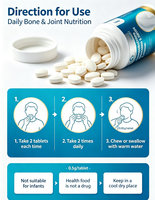 Comprimés de Glucosamine, Chondroïtine et Calcium Changxing pour Adultes – Améliore la Densité Osseuse – 60 Comprimés/Flacon – Durée de Conservation 24 Mois – OEM/ODM