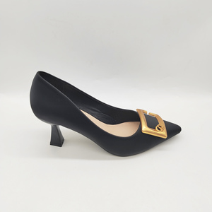Nouveauté - Escarpins pour femmes avec <span class=keywords><strong>boucle</strong></span> en métal, élégants, à bout pointu et talons hauts - Product Image 6