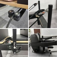 JY Pilates Reformer avec tour, Reformer de Pilates professionnels en alliage d'aluminium, Machine de Pilates Reformer