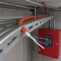 Câble de commande d'alarme incendie certifié LPCB EN50200, blindé, 4x1,5 mm², avec gaine LSZH ignifuge