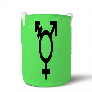 Sac seau de rangement personnalisé avec cordon de serrage, motif drapeau arc-en-ciel Gay QTPOC, panier portable imprimé sur mesure pour le stockage de souvenirs et de marchandises de détail - Product Image 4