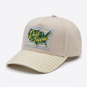 Casquette de baseball personnalisée avec patch tissé, en sergé de coton, ajustable, tendance, à visière incurvée, pour la promotion en extérieur, fournisseur en gros - Product Image 1