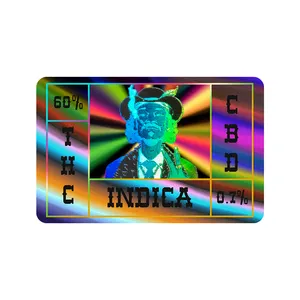 Hologram Sticker Label 3D Anti-namaak Security Qr Code Serienummer Sticker Op Doos Seal Aangepaste Labels Logo Regenboog papier