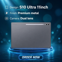 Tablet PC Top Choice S10 Ultra 11 Inci 8000mAh USB-C Dual SIM Layar Kapasitif Wi-Fi Baru Bisnis Profesional Intel