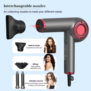 Cepillo Secador de Pelo Iónico Plegable de Alta Velocidad, Cepillo de Aire Caliente para Peinar y Dar Volumen, Herramienta de Estilizado de Cabello - Product Image 5