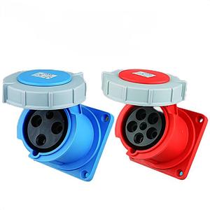ซ็อกเก็ตปลั๊กไฟสำหรับอุตสาหกรรมสามแกนกันน้ำสำหรับพื้นผิวตัวเมียและตัวผู้ซ็อกเก็ต63A อุตสาหกรรม - Product Image 1