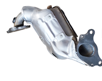 Convertisseur catalytique automobile à haut débit et bas prix, Euro IV, Euro V, Euro VI, 400 CPSI, pour Nissan Qashqai 208A07923R, fourni par l'usine