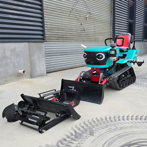 Free Shipping EPA Diesel Engine Rotary Tiller Orchard 25hp 35hp Crawler Rotary Tiller <b>Cultivator</b> Multifunctional Rotary Tiller - Product Image 1