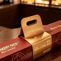 Fabrieksleverancier van papieren dozen met venster voor brood, gebak en bakkerijverpakkingen, geschikt voor presentatie.