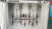 Personnalisé 250 Bar Sans Soudure Jumbo Cylindre 5569Nm3 Comprimé Gaz Naturel Réservoir De Carburant CNG Tubes Faisceau Conteneur Skid Remorque