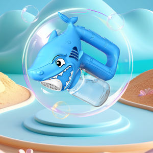 Nieuwe Hot Selling Kinderen Outdoor Zomer Speelgoed Volledig Elektrische Poreuze Oceaan Bubble Machine Dier Haai Bubble Pistool Speelgoed Voor Kinderen - Product Image 5