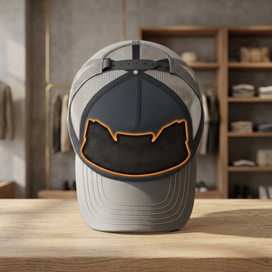 Casquette Trucker en Maille Bicolore Personnalisable avec Logo, Broderie 3D, Dos en Maille Respirante, Visière Courbée, Chapeau de Soleil Réglable pour l'Extérieur - Product Image 4