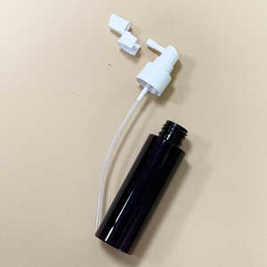 Botella <span class=keywords><strong>de</strong></span> Spray Nasal PET Ámbar <span class=keywords><strong>de</strong></span> 100 ml, Vacía, Recargable, con Bloqueo UV, Logotipo Personalizado, en Existencia - Product Image 4