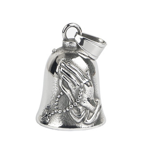 Porte-clés et Collier Clochette pour Moto et Voiture, Motifs Cœur, Croix, Plume, Ailes, Clochette Ange, pour la Bonne Fortune sur la Route et Protection - Product Image 3