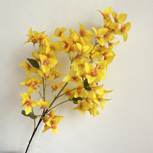 Bougainvillea Artificial de Plástico, Ramas Altas, Tallo de Alta Densidad, Adornos Florales Decorativos para el Hogar, Bodas, Sala de Estar, Exteriores - Product Image 5