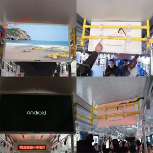 BG-3202W 32 Zoll Vertikaler Bus Video TV Zurück montierte Auto-Werbe maschine Broadcast-Programm Bus-Werbe bildschirm