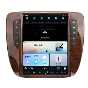 مشغل أندرويد 12.1 بوصة 4 جيجا 64 جيجا GPS لوحة ملاحة سيارة DVD فيديو راديو ل GMC Yukon/Silverado GMC SIERRA 2007 - 2013