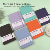 Diario de Cuero PU A5 con Tapa Dura y Páginas Impresas con Logotipo Personalizado, Cuaderno de Escritura de Fábrica