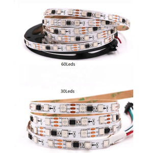 แถบไฟพิกเซล RGB WS2811 SMD5050 12V 30LEDs/M วัตต์/เมตรมอนสเตอร์10MM ไฟแถบ LED สมาร์ทหลากสีแบบยืดหยุ่นสำหรับใช้ในอาคาร - Product Image 2