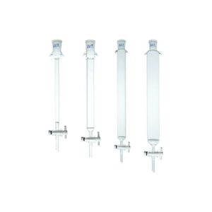 Vetreria da laboratorio Boro 3.3 colonna per cromatografia con rubinetto in vetro <span class=keywords><strong>PTFE</strong></span> con disco e serbatoio a snocciola - Product Image 1