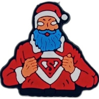 Ensemble de breloques de Noël 2026 en PVC à thème dessin animé pour sabots et sandales - Cadeaux de fête