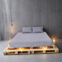 Mise à la terre ESD Coton organique Conducteur Connexion à la terre Drap de lit ajusté et plat pour un sommeil confortable