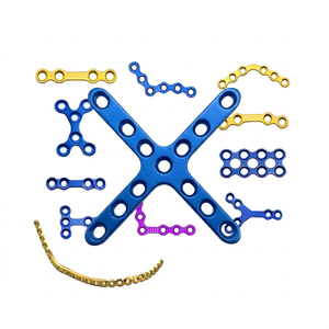 NABSONS MED Juego de Instrumentos Quirúrgicos Ortopédicos Manuales de Acero Inoxidable, Mini Placas de Fijación para Fragmentos Óseos Maxilofaciales, Herramientas de Fijación CE - Product Image 1