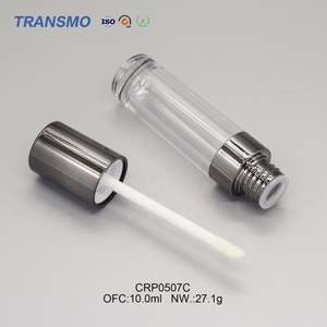 Tubes de gloss à lèvres en gros, rouge à lèvres liquide mat, tube rond en or rose, tubes de gloss à lèvres vides, 8 ml - Product Image 1