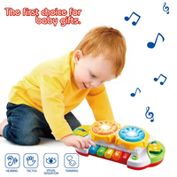 Instrument Musique Jouet De Poche 2 en 1 Enfants Coloré Flash Multi-fonction Piano Jouet Clavier Électronique Piano Jouet Pour Bébé