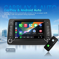 Autoradio tout-en-un avec écran tactile 7,0 pouces, CarPlay sans fil, Android Auto, Bluetooth et GPS pour Fiat Panda
