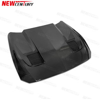 Nouveau capot en fibre de carbone pour Mustang 2024+ style MBJ, installation par vis, vis incluses, couleur noire