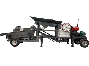 Ligne de production minière mobile combinée de concassage à mâchoires, marque Hengtong, 40-50t/h, composants essentiels du moteur AC - Product Image 2