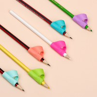 Poignées de stylo pour enfants écriture manuscrite pour préscolaire porte-crayon en Silicone stylo aide à l'écriture Grip fournitures scolaires pour les enfants