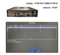 Enregistreur vidéo 8CH 4CH Mini DVR XVR AHD Analogique 6in1 Hybride 5MP 1080P pour Kits de vidéosurveillance Caméra IP NVR Système de surveillance de la sécurité