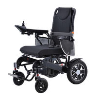 Fauteuil roulant électrique portable motorisé en alliage d'aluminium, pliable et léger pour personnes handicapées 60111-L013