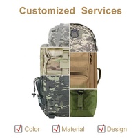 Sac à dos d'hydratation KMS Khaki OEM en gros, haute qualité, durable, 3L, tactique, avec poche à eau