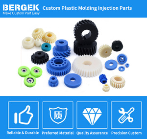 Custom Precision CNC Machining Small PA66 Nylon <strong>Plastic</strong> <strong>Gears</strong> <strong>Pinion</strong>-Extruding Cutting Injection Molded 0.05mm Tolerance - Product Image 3