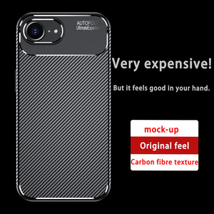 สำหรับ laudtec เคสโทรศัพท์คาร์บอนไฟเบอร์สำหรับ iPhone 16E สไตล์ธุรกิจเรียบง่ายน้ำหนักเบากันกระแทกป้องกันกรอบด้านหลัง - Product Image 3