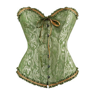 Для женщин корсет под грудь сексуальный тонкий Бурлеск атласный Body Shaper без бретелек корсет Бюстье белье Топ Плюс Размер Xs-6xl - Product Image 2