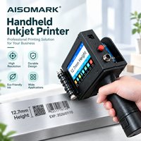 Imprimante à jet d'encre thermique portable AISOMARK nouvelle génération, intelligente, pour le codage de la date d'expiration, TIJ 2.5 12.7mm, pour matériaux flexibles