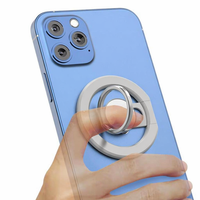 Support de téléphone portable magnétique flexible en alliage d'aluminium réglable en hauteur, portable, anti-corrosion, pour tableau de bord de voiture et bureau